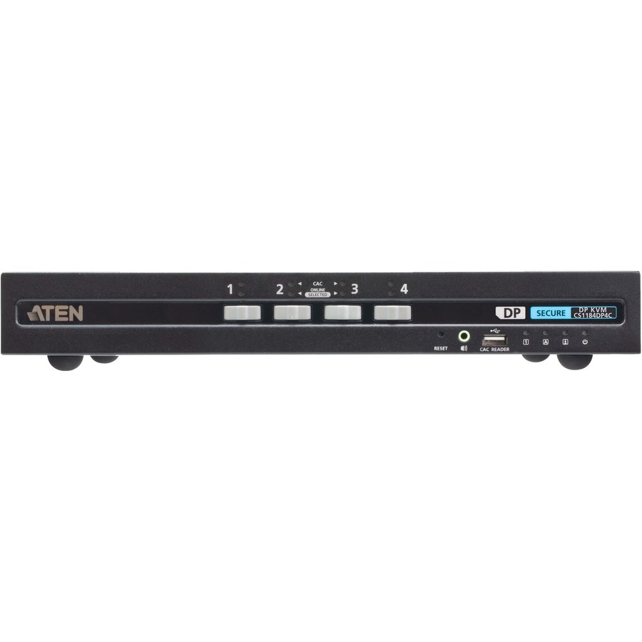 4-PORT USB DP SINGLEL DISPLAY PP4.0 SECURE KVM W/ CAC SUPPORT
