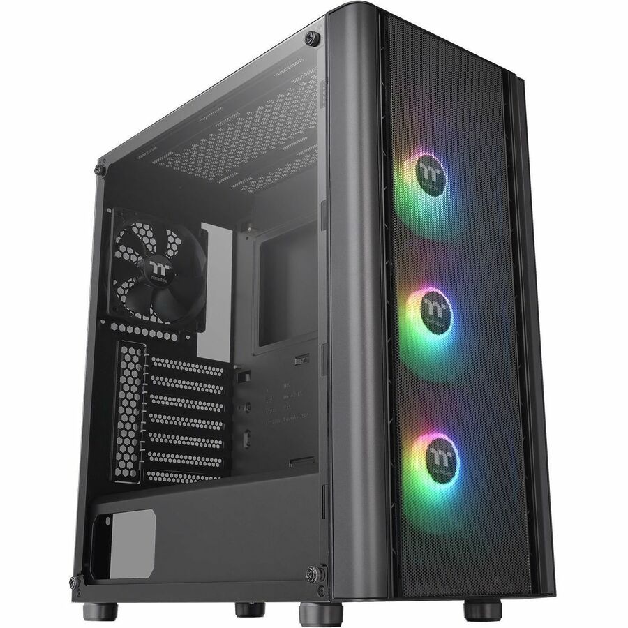 THERMALTAKE V250 TG ARGB AIR, MESH FRONT PANEL, ATX MID TOWER CHASSES, 3 PRE-INS