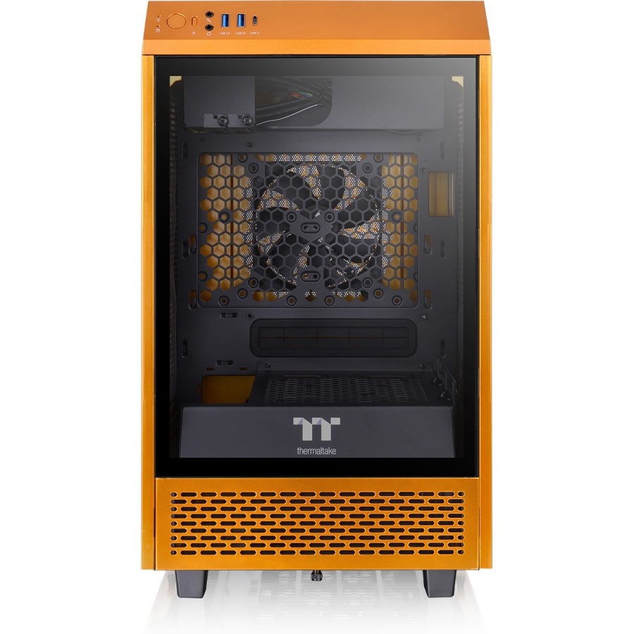 THERMALTAKE TOWER 100 METALLIC GOLD EDITION TEMPERED GLASS TYPE-C (USB 3.1 GEN 2