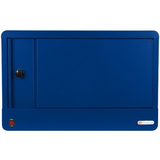 16X CUBE MICRO STATION, PADLOCK, ROYAL BLUE