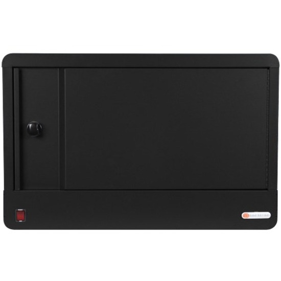 16X CUBE MICRO STATION, PADLOCK, PRE-WIRED USB-C, BLACK PUMICE