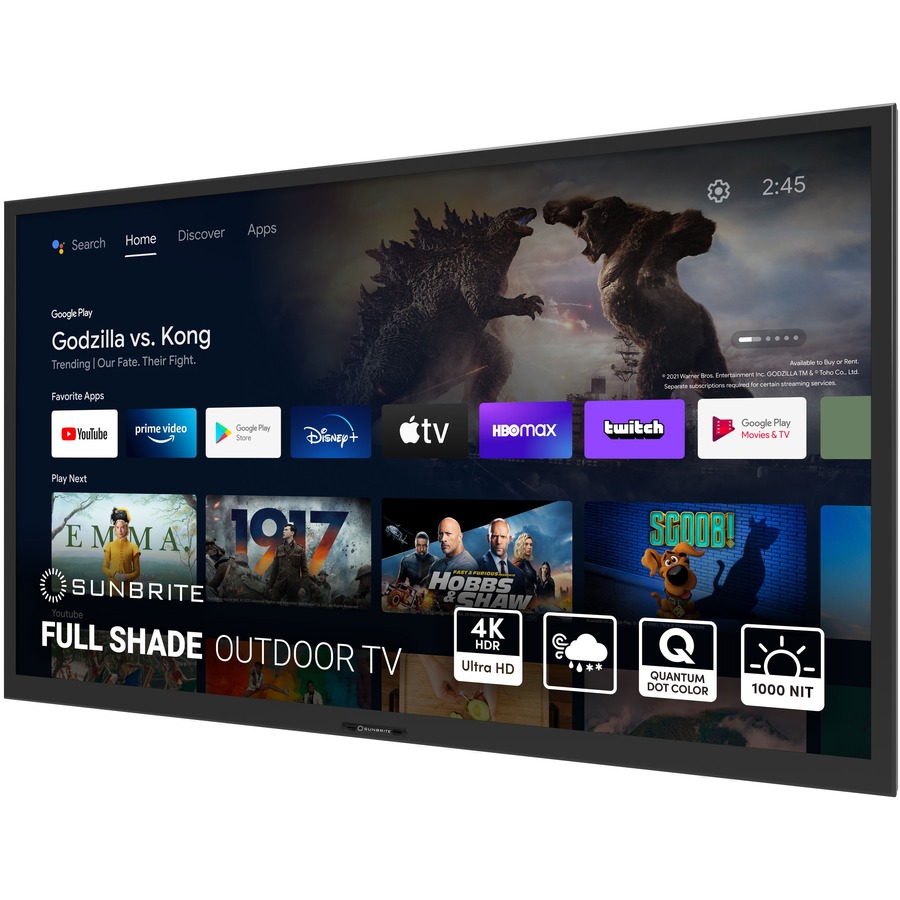 55 VERANDA 3 SERIES - SMART OUTDOOR TV - FULL-SHADE - 4K UHD HDR