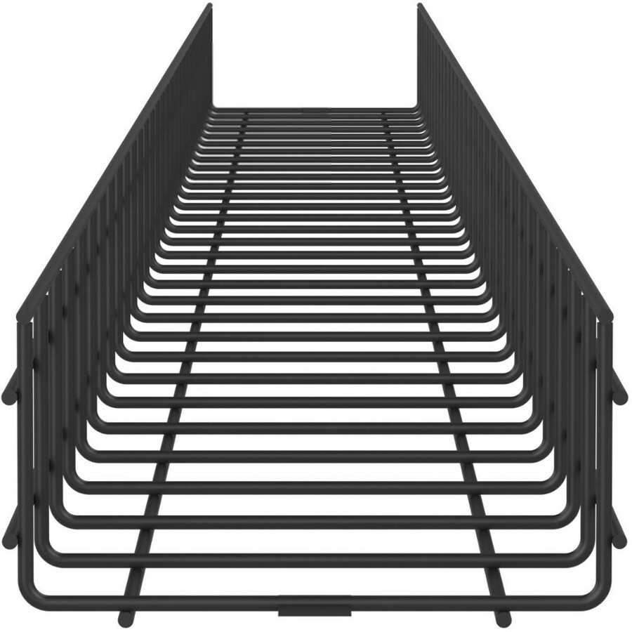 WIRE BASKET 4IN H 18IN W BL POWDPK1MOQ5