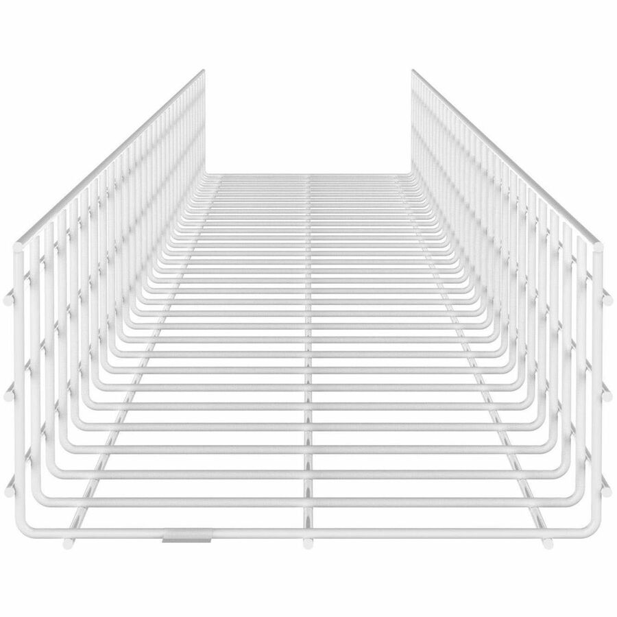 WIRE BASKET 6IN H 12IN W WH POWDPK1MOQ5