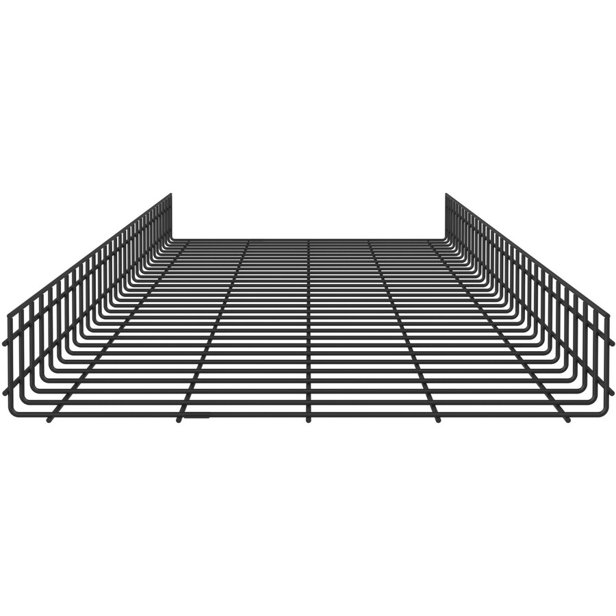 WIRE BASKET 4IN H 24IN W BL POWDPK1MOQ5