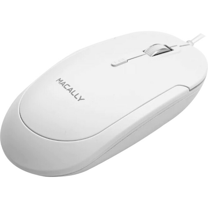 Macally Peripherals USB-C Optical Mouse White USB-C Optical Mouse White