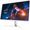 The 32-inch ROG Swift PG329Q-W white gaming monitor features Fast IPS technology, delivering 175Hz refresh rate and 1ms (GTG) response time without compromising colors. This pre-calibrated display is DisplayHDR600 certified and meets cinema standard requi