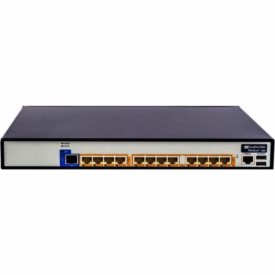 MEDIANT 800C SURVIVABLE BRANCH APPLIANCE FOR MICROSOFT TEAMS WITH A SINGLE E1/T1