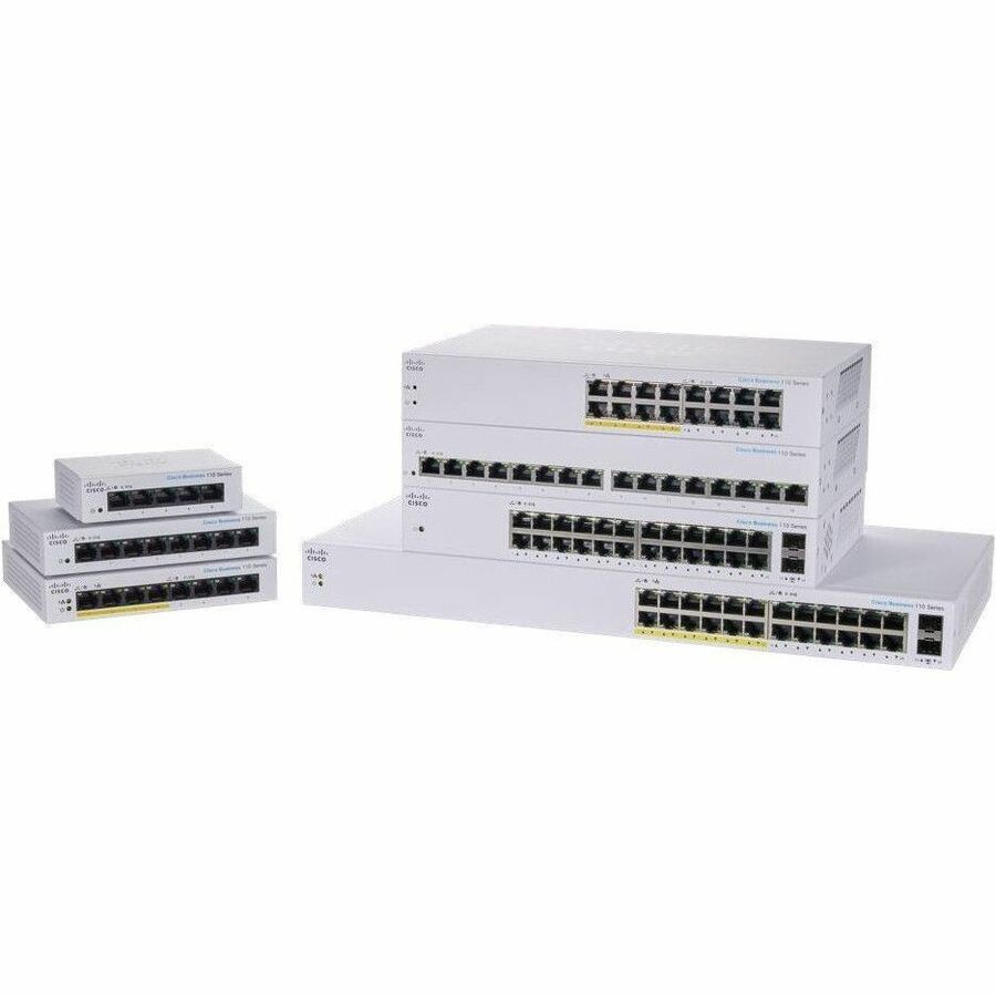 CBS110 UNMANAGED 8-PORT GE, DESKTOP, EXT PS