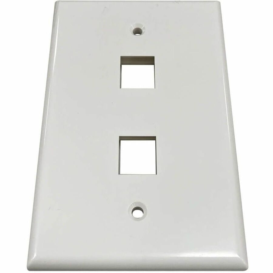 Eaton N042AB-002-IVG 2-Port Keystone Wall Plate | Antibacterial