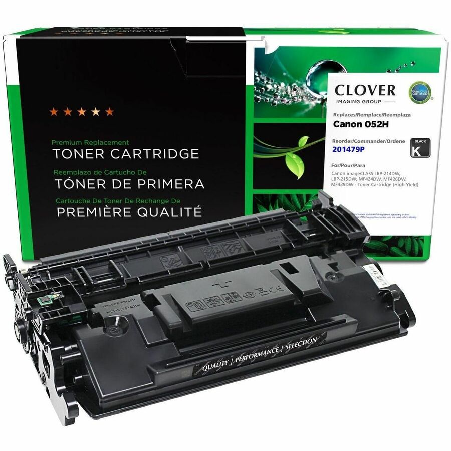 CLOVER IMAGING REMANUFACTURED BLACK TONER CARTRIDGE FOR CANON 2200C001 (052H) CA