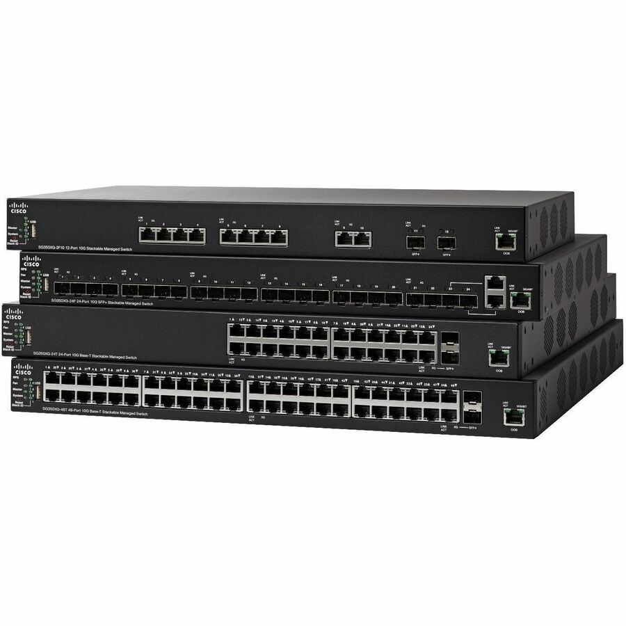 SG350XG-48T 48-PORT 10GBASE-T STACKABLE SW REMANUFACTURED
