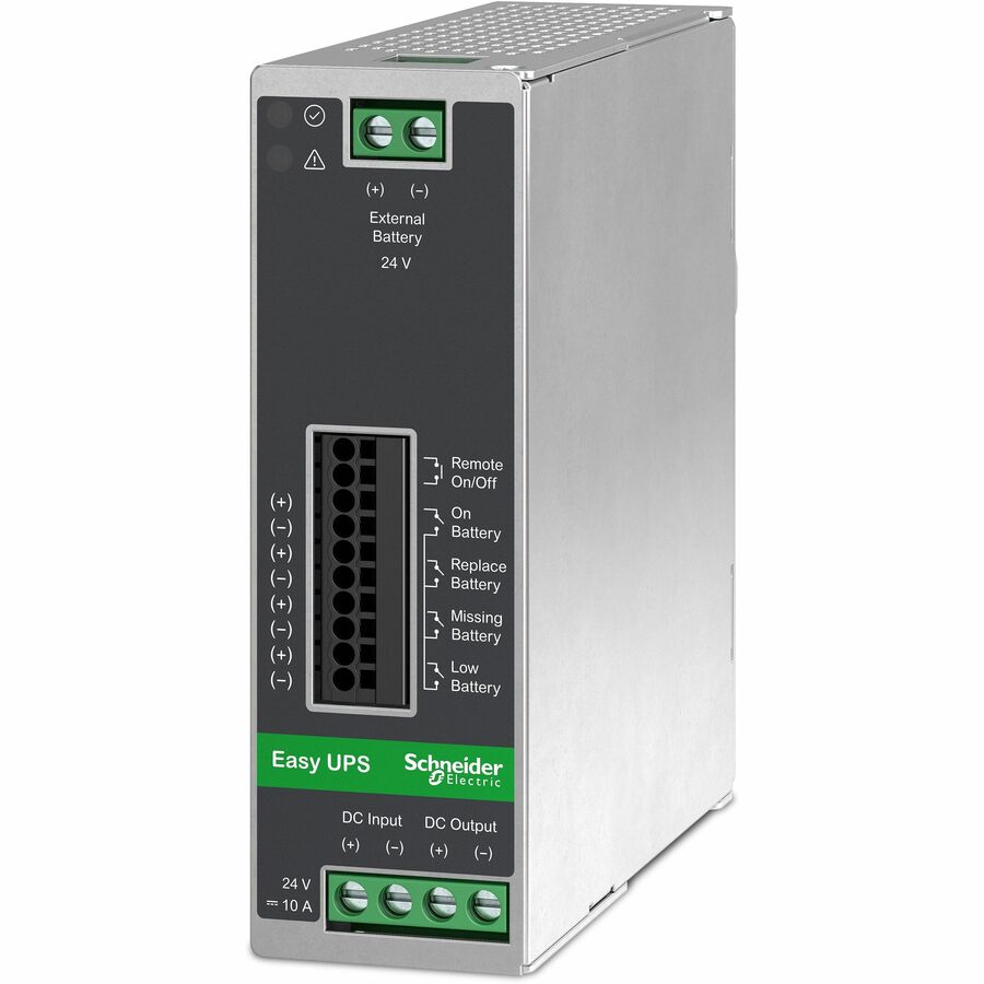DIN RAIL MOUNT SWITCH POWER SUPPLY BATTERY BACK UP 24V DC 10 A