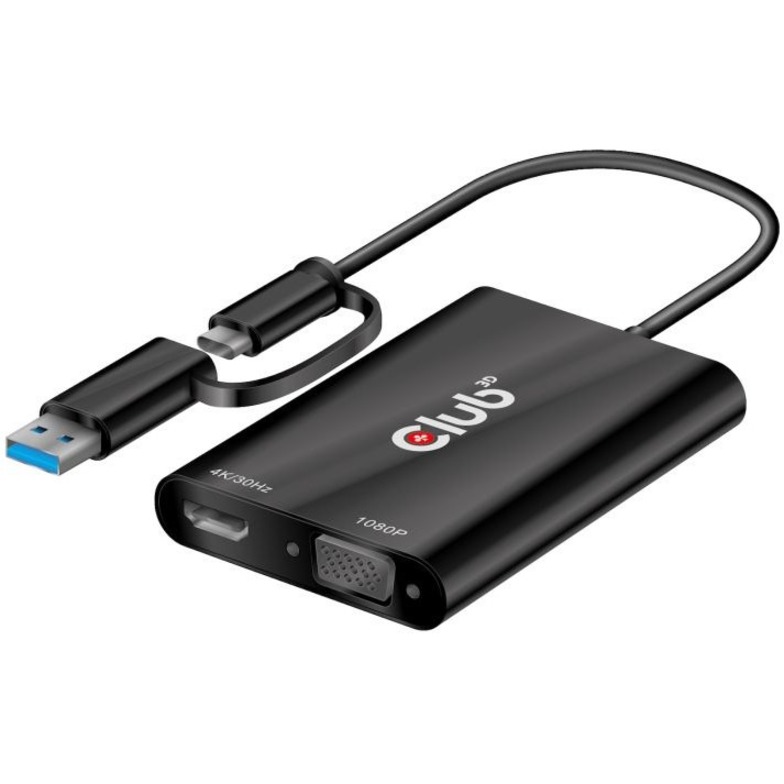 CSV-1611 USB-C/A TO HDMI AND VGA ADAPTER