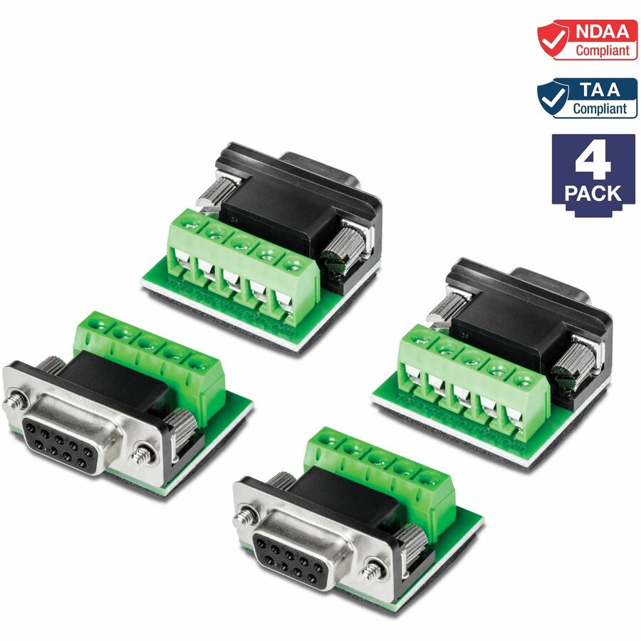 RS232 TO RS422/RS485 CONVERTER ADAPTER (4-PACK)