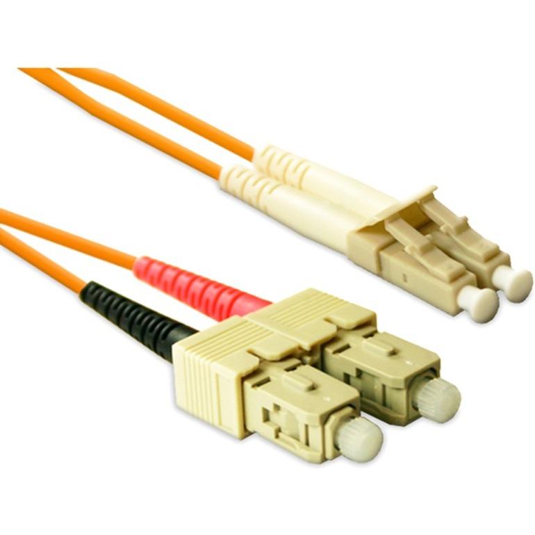 SC TO LC 62.5/125 OM1 DUPLEX MMF CABLE 4M ORANGE TAA COMPLIANT
