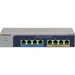 NETGEAR (MS108UP-100NAS) 8-port Ultra60 PoE++ Multi-Gigabit (2.5G) Ethernet Plus Switch - 8 Ports - 2.5 Gigabit Ethernet - 2.5GBase-T - 3 Layer Supported - 270.50 W Power Consumption - 230 W PoE Budget - Twisted Pair - PoE Ports - Wall Mountable, Desktop - Lifetime Limite
