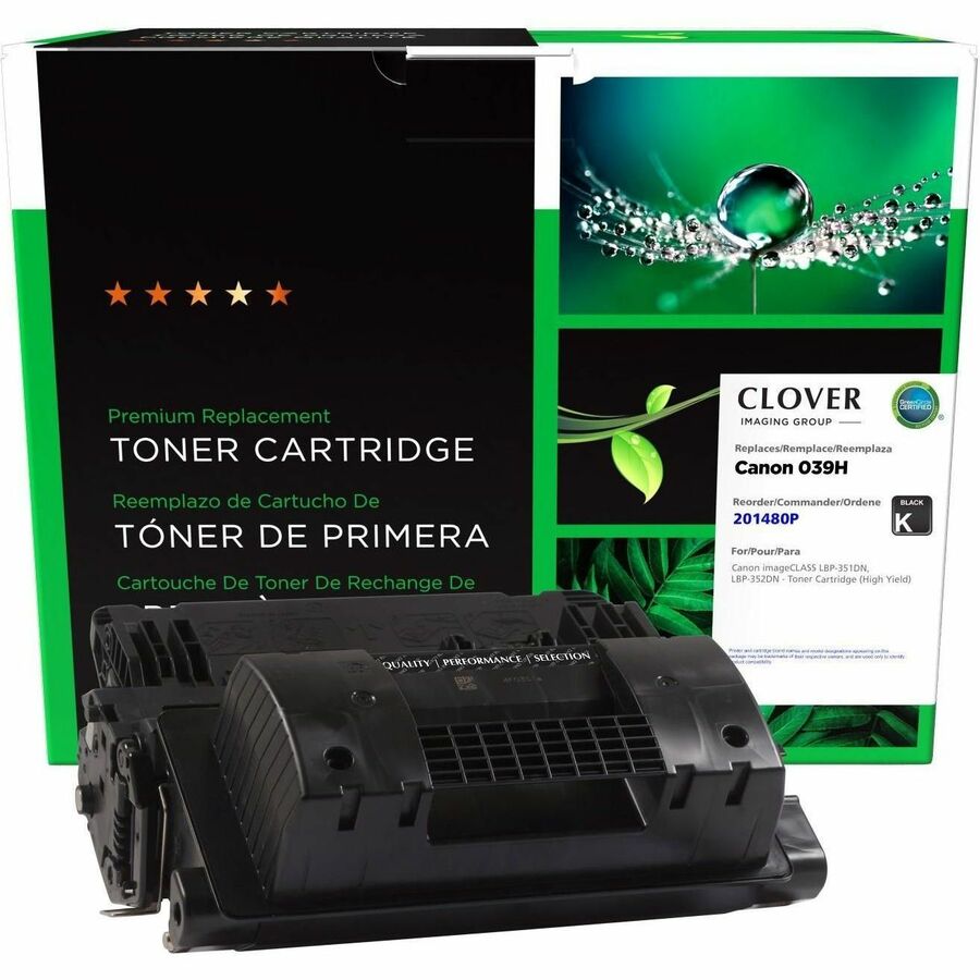 CLOVER IMAGING REMANUFACTURED CANON 039H BLACK TONER CARTRIDGE 0228C001AA FOR US