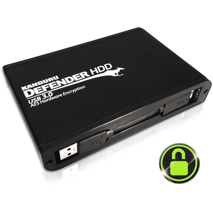 Kanguru Defender HDD35 5 TB TAA Secure Hard Drive | Enterprise Storage