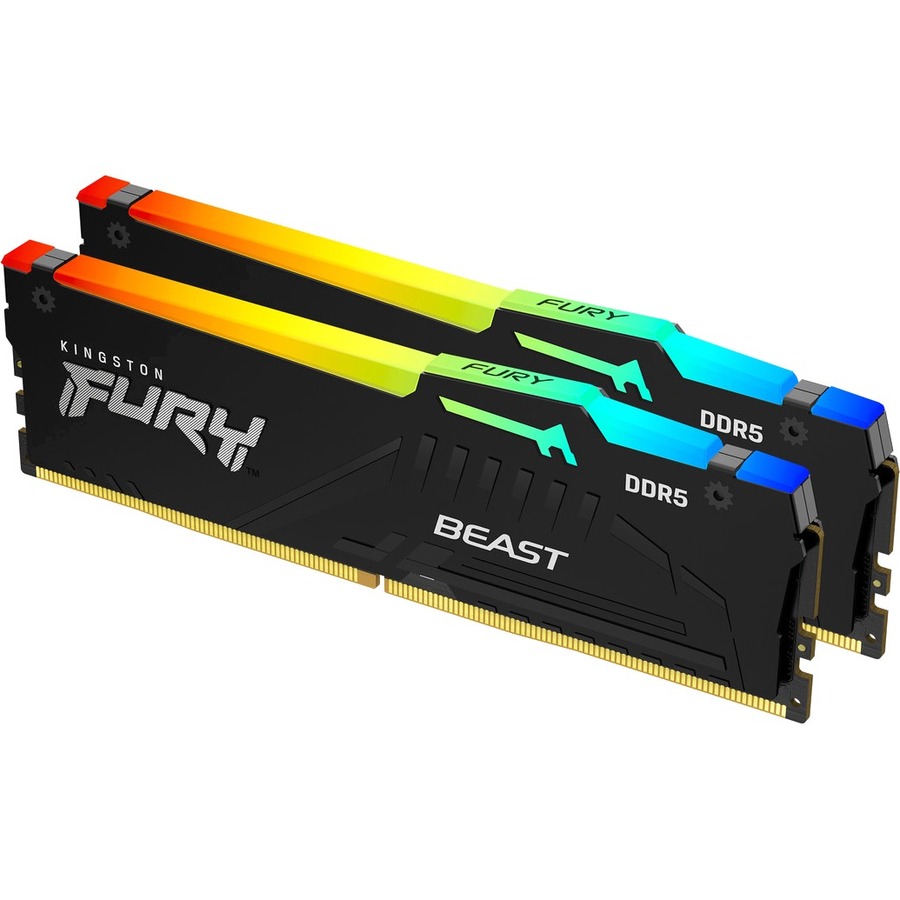 64GB 5200MT/S DDR5 CL40 DIMM (KIT OF 2) FURY BEAST RGB