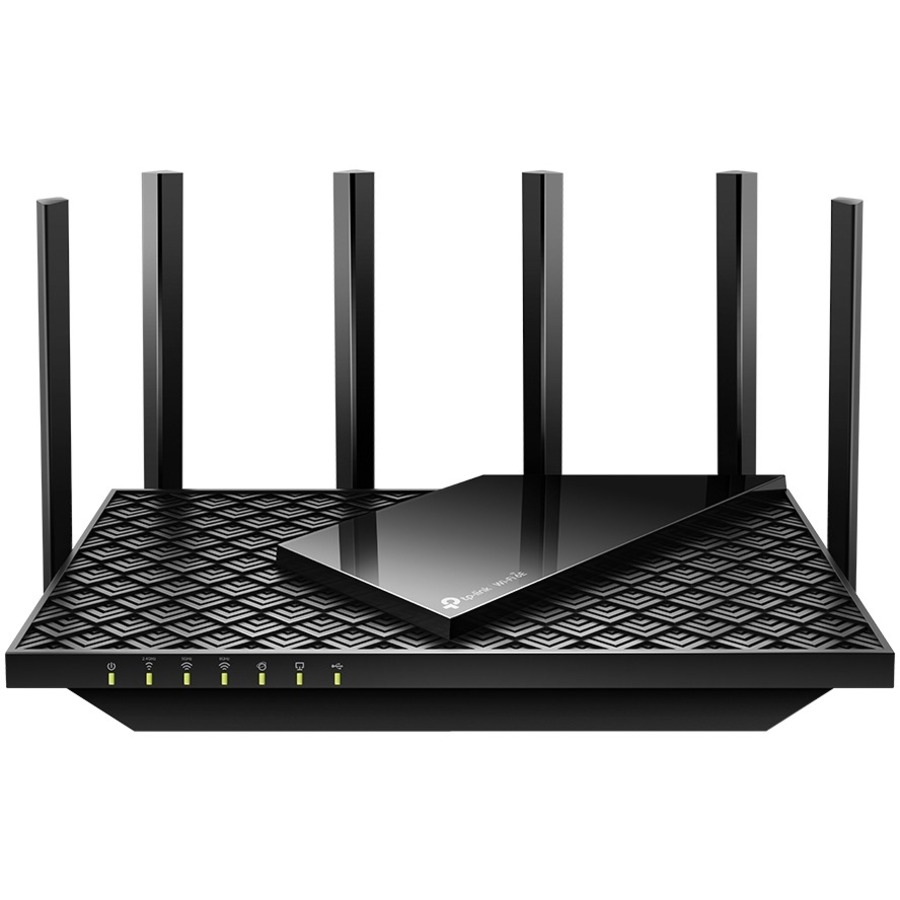 AX5400 TRI-BAND WI-FI 6E ROUTER SPEED: 574 MBPS AT 2.4 GHZ + 2402 MBPS AT 5 GHZ
