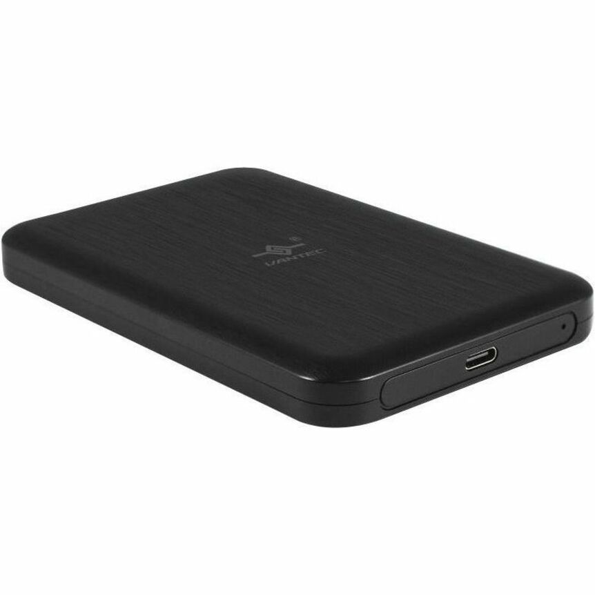 Vantec NexStar JX Series, USB 3.2 Gen2x1 (10Gbps), USB C, 2.5" SATA Drive Enclosure For 9.5mm & 7mm SSD/HDD(NST-258S3-BK)