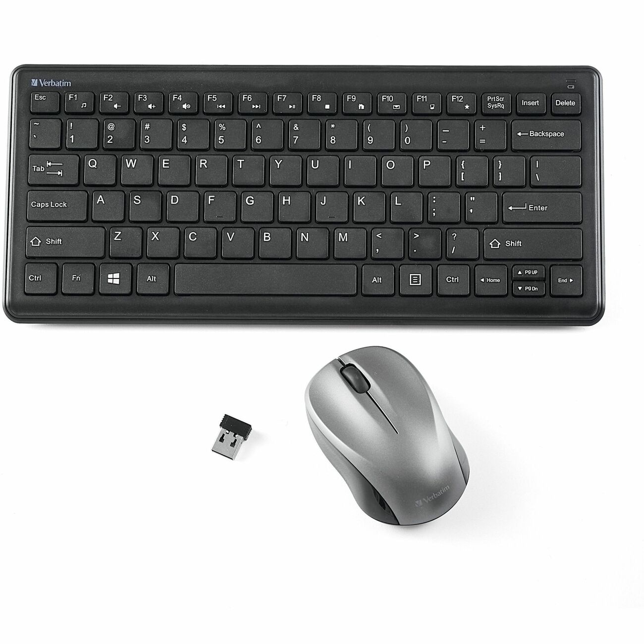 Silent Wireless Compact Keyboard and Mouse