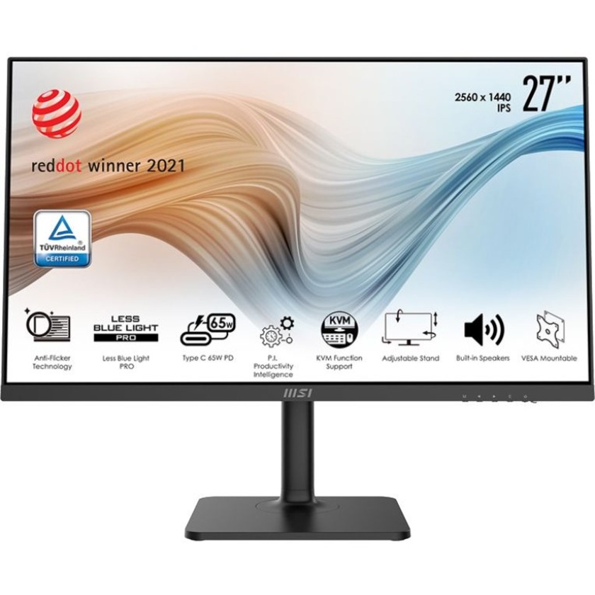 MODERNMD272QP, MATTE BLACK, 27INCH, IPS, 2560 X 1440 (QHD), NON-GLARE WITH NARRO