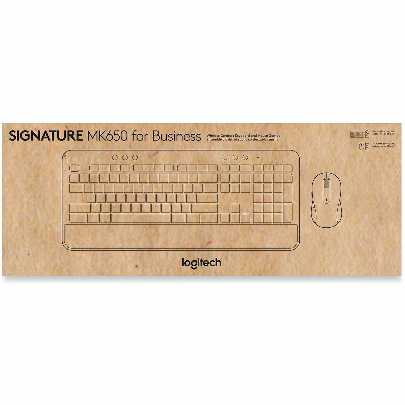 SIGNATURE MK650 COMBO BUS OFFWHT BRN BOX