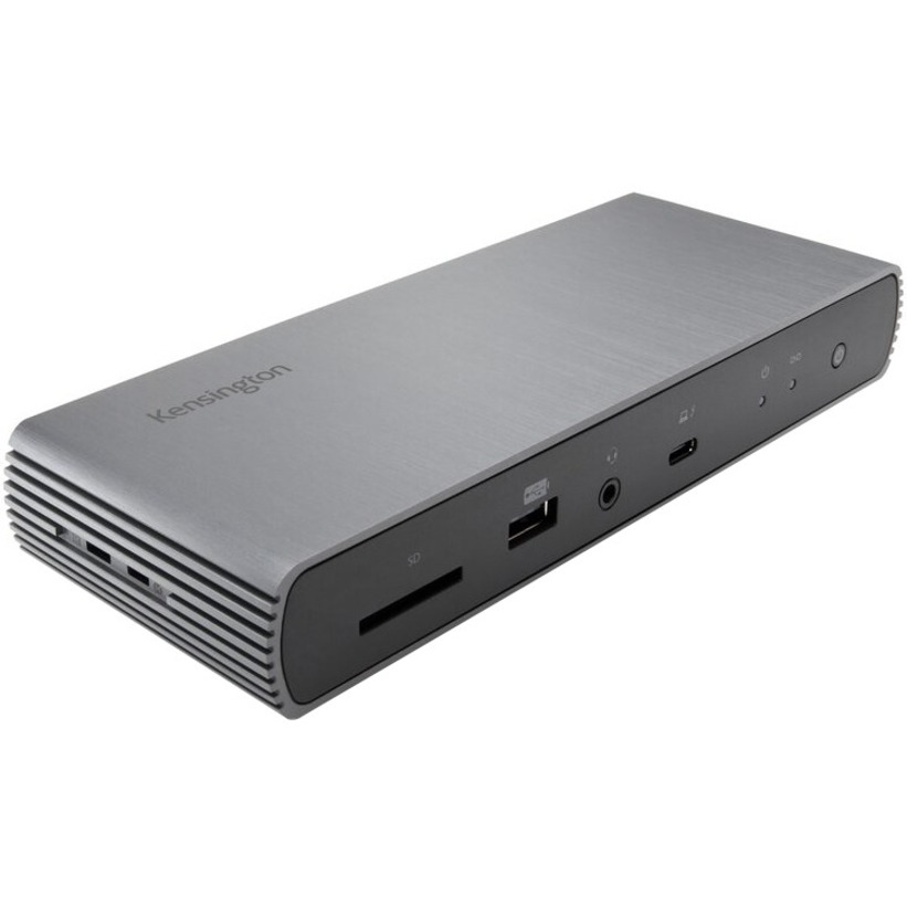 Kensington SD5780T Thunderbolt&trade; 4 Dual 4K Docking Station with 96W PD - Win/Mac - for Notebook/Monitor - 96 W - Thunderbolt 4 - 2 Displays Supported - 8K, 4K - 3840 x 2160, 4096 x 2160 - USB Type-C - 1 x HDMI Ports - HDMI - Black, Gray - Wired - Win