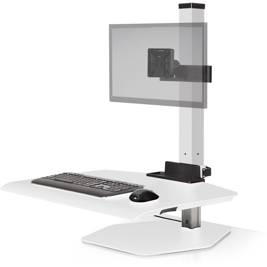 THE WINSTON WORKSTATION SINGLE SIT-STAND CONVERTER EASILY RETROFITS TO ANY DESK
