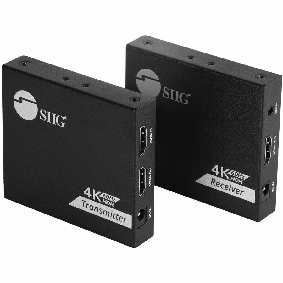 Siig 4k60hz Hdmi Extender with Loop & Ir  up to 230 Ft (70m) (Ce-H27d11-S1)