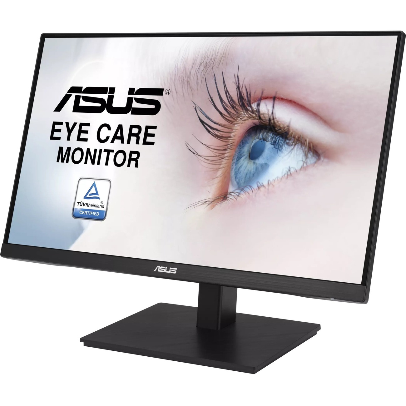 The frameless ASUS VA27EQSB eye care monitor features a 27-inch panel and 178 wide viewing angle for a vivid image quality with