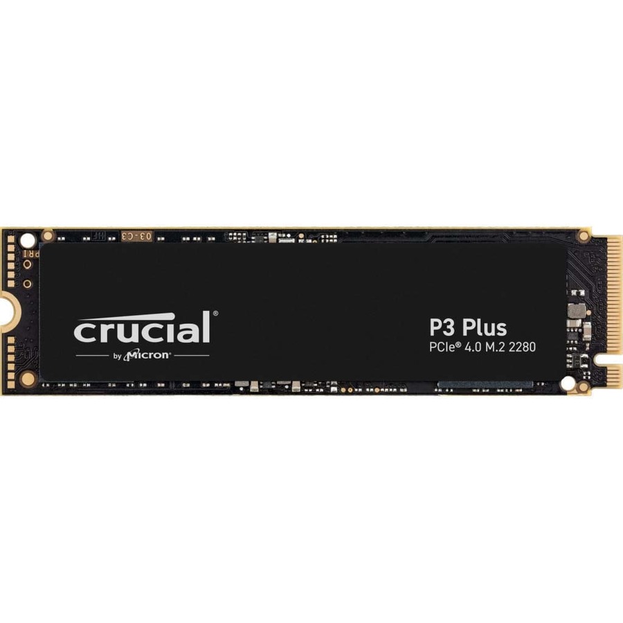 SSD Crucial P3 Plus 2 To M.2 PCIe4.0x4 NVMe 2280 Lecture : 5 000 Mo/s ; Écriture : 3 600 Mo/s (CT2000P3PSSD8)