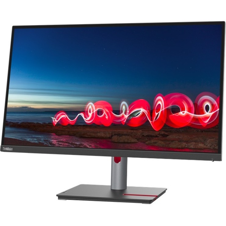 Lenovo ThinkVision T27h-30 27" Class WQHD LCD Monitor - 16:9 - Raven Black - 27" Viewable - In-plane Switching (IPS) Technology - WLED Backlight - 2560 x 1440 - 16.7 Million Colors - 350 cd/m&#178; - 4 ms - Speakers - HDMI - DisplayPort - USB Hub