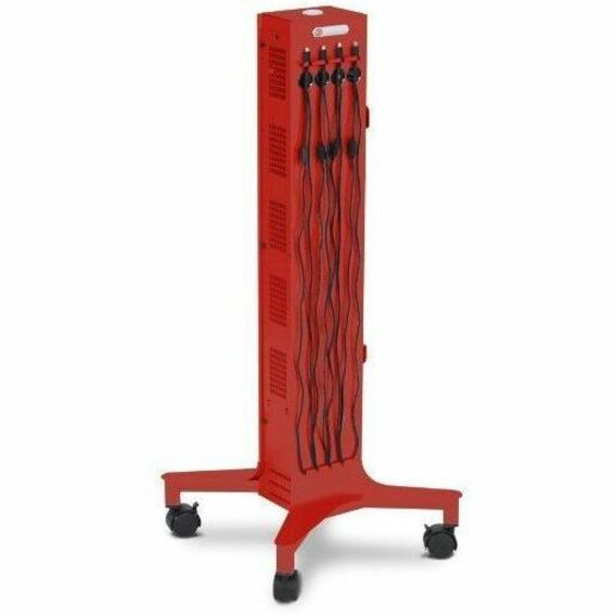 CUBE TOWER, 8X USBC PREWIRE, RED