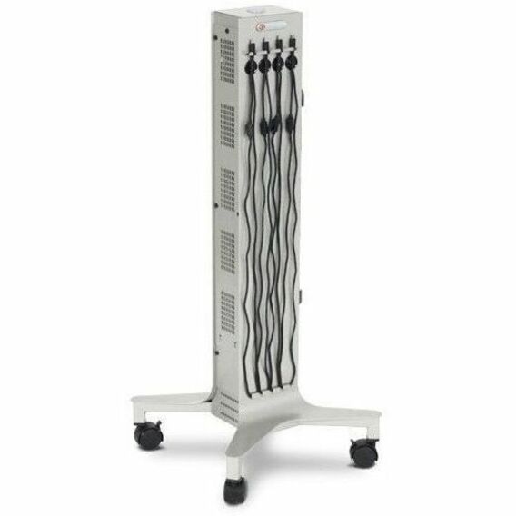CUBE TOWER, 8X USBC PREWIRE, CONCRETE