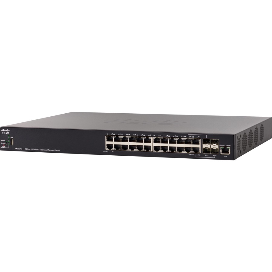 24-PORT 10GBASE-T STACKABLE MANAGED SWITCH REMANUFACTURED