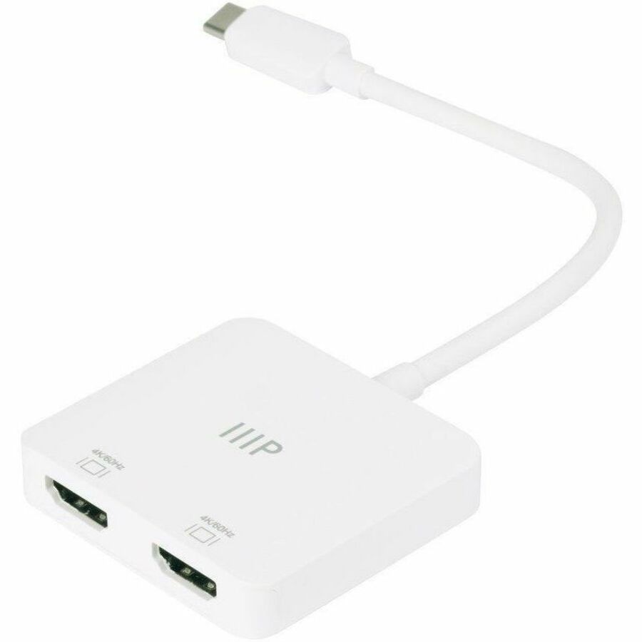 SUPPORTS TWO 4K@60HZ HDMI DISPLAYS, THUNDERBOLT 3, AND DISPLAYPORT ALT MODE