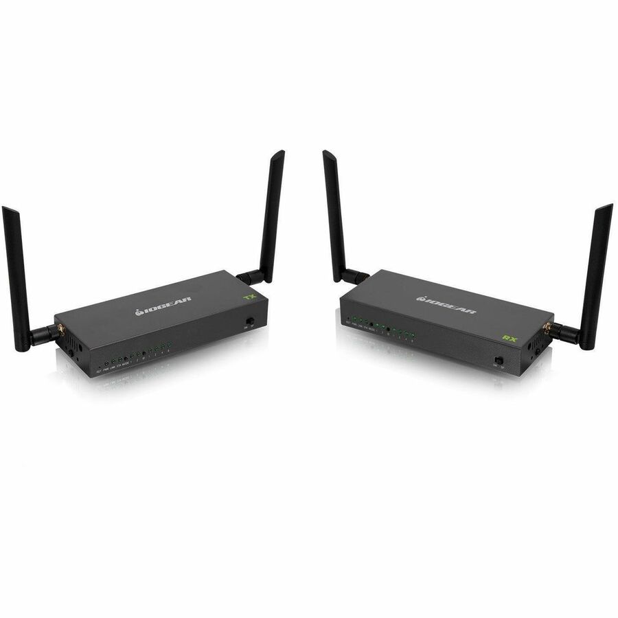 IOGEAR LONG RANGE WIRELESS 4K VIDEO TRANSMITTER & RECEIVER KIT WITH LOCAL PASSTH