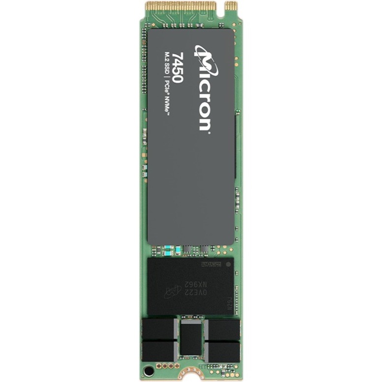 Micron 7450 PRO - SSD - Entreprise - chiffré - 480 Go - interne - M.2 2280 - PCIe 4.0 (NVMe) - Disque à auto-cryptage (SED), TCG Opal Encryption 2.0