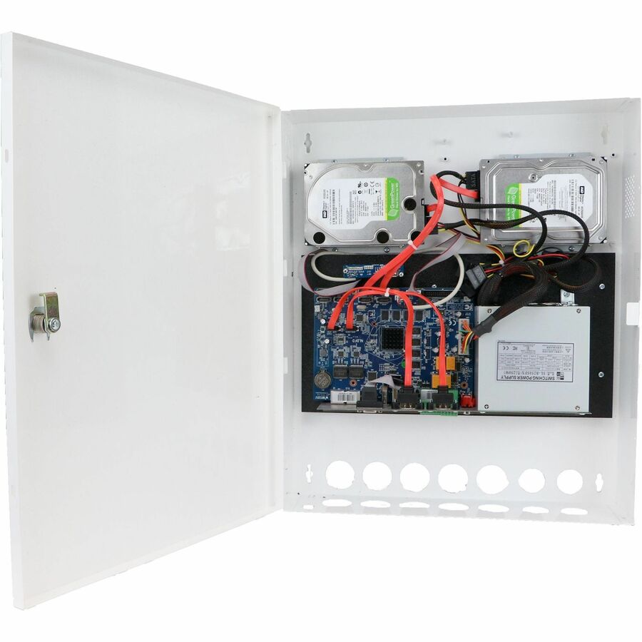 32 CHANNEL WALL MOUNT 4K H.265 NVR 32TB