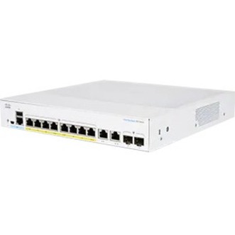 CBS350 MANAGED 8-PORT GE, FULL POE,2X1G COMBO REMANUFACTURED