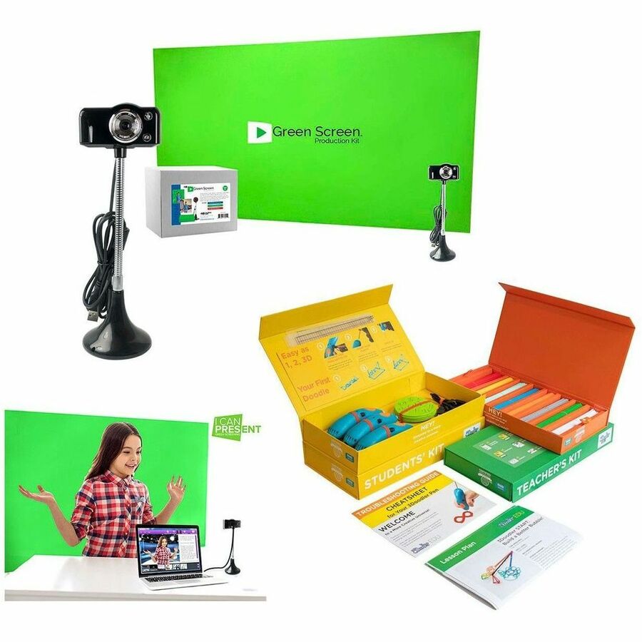 CONTENT PRODUCERS KIT 1- KIT CONTAINS 1 , 3DOODLER 8SPSHALFED, 1 GRN-KIT