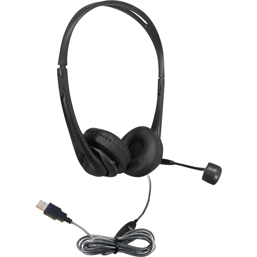 60 PACK OF HEADSETS - USB WITH BOOM MIC
