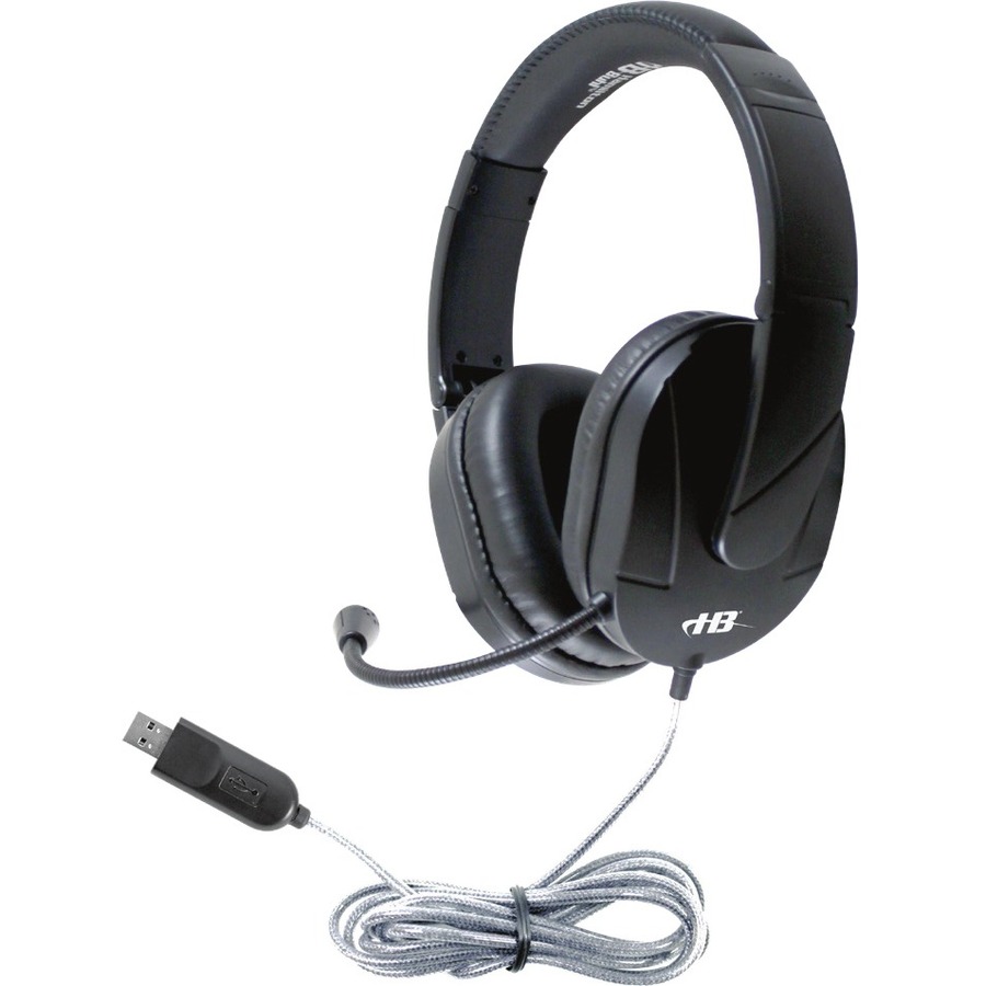 40 PACK OF DELUXE HEADSET - USB PLUG WITH BOOM MIC