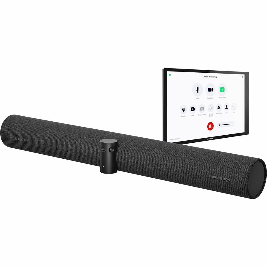 CRESTRON FLEX SMALL ROOM CONFERENCE SYSTEM WITH JABRA PANACAST 50 VIDEO BAR AND