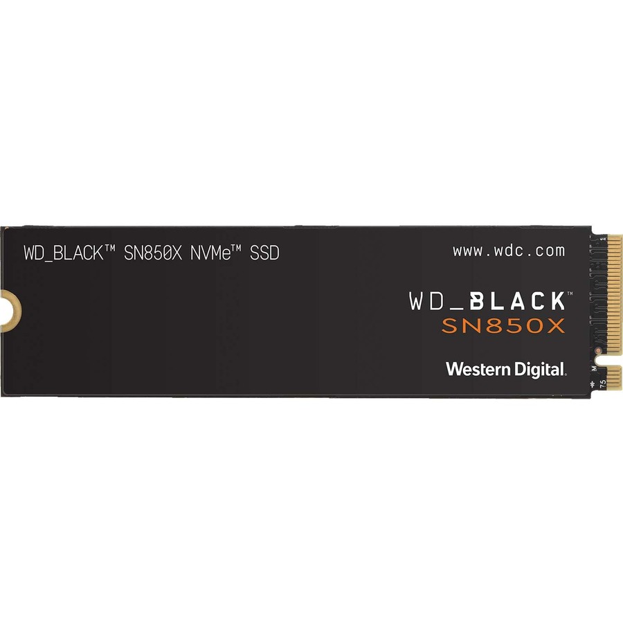 WD Black SN850X - Disque électronique PCIe NVMe M.2 de 1 To 2280 Lecture : 7 300 Mo/s, écriture : SSD 6 300 Mo/s (WDS100T2X0E)