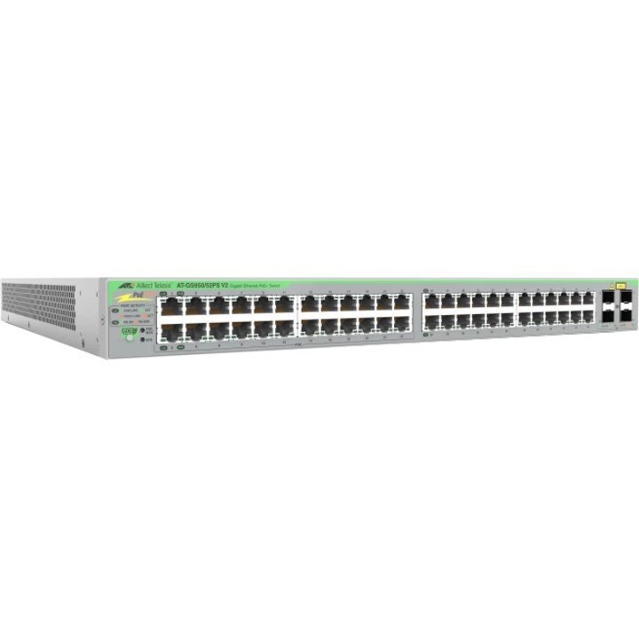 GIGABIT WEBSMART SWITCH, 24X 10/100/1000-T POE+, 24X 10/100/1000-T, 4X SFP PORTS