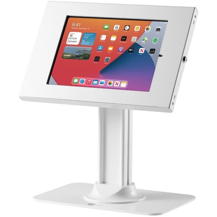 SIIG iPad Countertop Stand, Lockable Kiosk, 9.7-11 in | POS, Tablet Mount